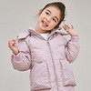 小红豆女童冬季羽绒服儿童韩版羽绒中长款加厚防风羽绒外套GHS307ID粉色150