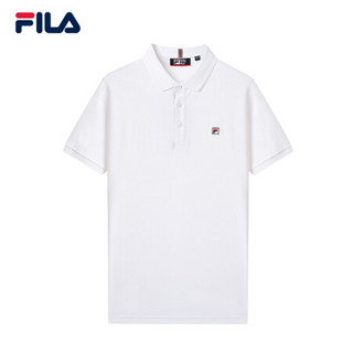 斐乐（FILA）短袖POLO男  F11M921101F 标准白-WT S