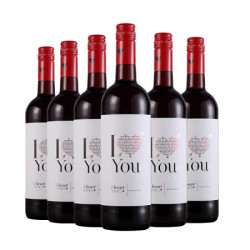 汉凯爱嗨赤霞珠半干红葡萄酒 750ml*6瓶 整箱装 德国进口红酒