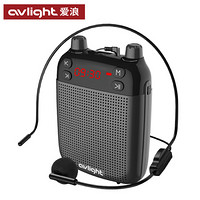 爱浪（Avlight）L7小蜜蜂蓝牙扩音器 大功率教学导游专用 插卡U盘播放器喇叭 唱戏机 黑色