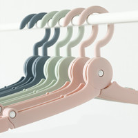 JAJALIN 加加林 旅行便携折叠晾衣架 出差旅行必备 迷你伸缩宿舍多功能衣架 冬大衣外套旅行衣架便捷3个装