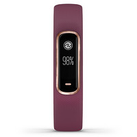 佳明（GARMIN）智能手环vivosmart 4 酒红色 运动光学心率睡眠监测游泳手环来电提醒智能通知手环 标准腕带