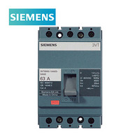 SIEMENS 西门子 3VT8 63A 25KA TMF 20A 3P 固定式板前接线手动塑壳断路器热磁式自营  3VT80201AA030AA0