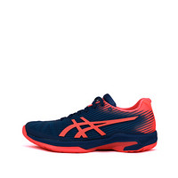 亚瑟士 ASICS 19春夏网球鞋女缓冲运动鞋透气防滑SOLUTION SPEED FF 1042A002-410 蓝灰 36