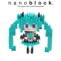 日本nanoblock儿童成人积木玩具钻石迷你小颗粒拼插拼搭微型积木人物系列初音未来 12岁+ 823177