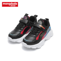 巴拉巴拉旗下梦多多mongdodo童装儿童旅游鞋2019新款中大童运动鞋79204192155黑红色调31