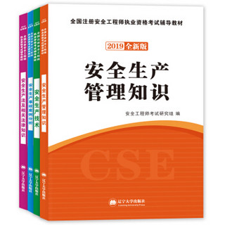 注册安全工程师2019教材：管理知识+生产技术+生产法及法律+案例分析（套装共4册）