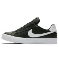 耐克NIKE 女子 简约 百搭 COURT ROYALE AC 板鞋 AO2810-001黑色36码