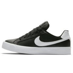 耐克NIKE 女子 简约 百搭 COURT ROYALE AC 板鞋 AO2810-001黑色36码