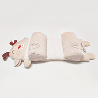 欧育婴儿枕头0-1岁定型枕夏款儿童枕新生儿宝宝彩棉荞麦枕头B1083