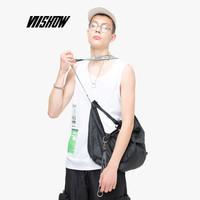 威秀 viishow2019夏装新款背心男 潮牌印花青年帅气BC1557192 白色 XXL