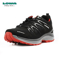 LOWA 德国 户外越野跑步透气运动鞋 INNOX EVO Q3 L进口男款低帮 L310700 黑色/红色 42