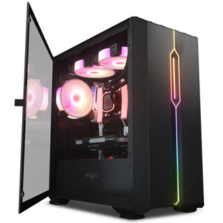 aigo 爱国者 YOGO M3 RGB M ATX机箱 半侧透