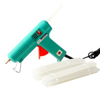 伊莱科（ELECALL）热熔胶枪 40-150W多档玻璃硅条热溶枪 手工电胶枪 大胶枪  加20根优质胶棒 EHG-8C
