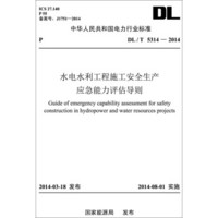 DL/T 5314—2014 水电水利工程施工安全生产应急能力评估导则
