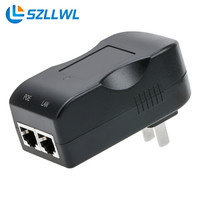 szllwl 千兆POE供电模块 24V电源模块 监控摄像机头poe ap无线 交换机poe电源 网线供电 以太网电源适配器