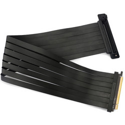 追风者(PHANTEKS) PR60抗干扰加强版 电脑显卡PCI-E x16倍速 180°度转 90°度延长扩展线600mm/518/P600适用