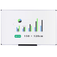 AUCS白板写字板150*120cm 磁性会议办公挂式白板看板黑板
