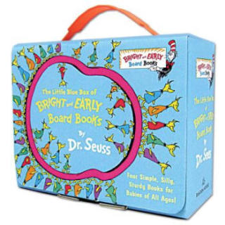 The Little Blue Box of Bright and Early Board Books by Dr. Seuss 苏斯博士卡板书(四本)套装
