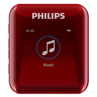 飞利浦（PHILIPS）SA2816 时尚HIFI MP3音乐播放器 红色