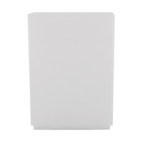  递乐文具 DiLe文具 递乐文具 DiLe 75*75mm方形笔筒创意笔筒小清新简约日式收纳盒圆形磨砂多功能桌面笔筒 磨砂笔筒  2472透明白