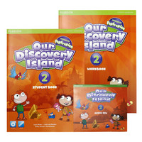 培生朗文ODI探索少儿英语our discovery island 2 学生用书/练习册 2张CD-ROM/1CD