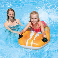 INTEX 58165骑士浮排戏水浮排打水板孩童成人浮床水床水上充气床冲浪板颜色随机发