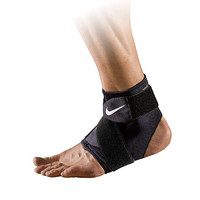 NIKE 耐克护踝扭伤防护具篮球健身运动足球男女护脚踝 单只装 NMZ13010 L（41-43码）