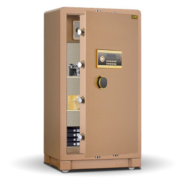 商品黑石保险柜高1米办公家用大型全钢入墙保险箱防盗电子密码保险柜