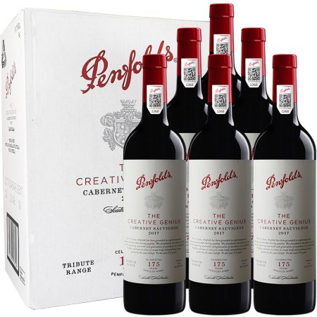 澳洲原装原瓶进口 奔富葡萄酒 penfolds葡萄酒 奔富175周年礼赞集智臻