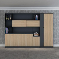 奈高 NG办公家具老板桌经理桌写字台现代简约钢架主管桌配套书柜2.8米