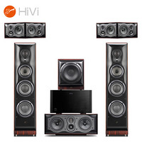 惠威（HiVi）M808AHT+SUB10M+Q580功放 家庭影院音响5.1声道 木质落地式 HIFI客厅音响 全国免费安装