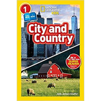 国家地理分级阅读读物 初阶：城市与农村 National Geographic Readers: City and Country 低幼儿童英语启蒙绘本 原版进口