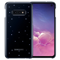 三星(SAMSUNG) S10e 原装LED保护壳 保护套 G9700 后壳 防摔 LED智能背光 来电信息提醒 黑色