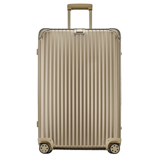 RIMOWA 32寸托运箱拉杆箱 TOPAS TITANIUM系列香槟色 923.77.03.4