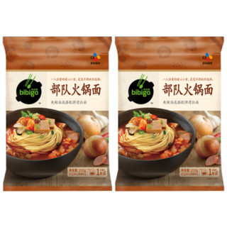 bibigo  必品阁  部队火锅面 233g*2组合装 面条 方便菜 火锅食材