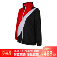 耐克NIKE 女子 夹克 AS W NSW SWSH JKT WVN CB 运动服 BV3686-010 黑色 L码