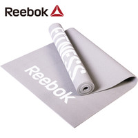 锐步（Reebok）进口瑜伽垫 防滑健身薄款垫子初学者仰卧起坐运动垫双面PVC垫RAMT-11024GRL 灰色-4mm