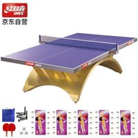 红双喜（DHS）乒乓球桌金彩虹室内乒乓球台训练比赛用乒乓球案子