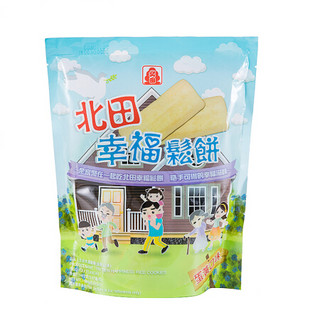 中国台湾 北田糙米卷米饼 幸福松饼蛋黄味 儿童零食饼干小吃144g *10件