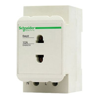施耐德电气 EA9X 250VCA 2P 导轨插座 EA9X210 10A