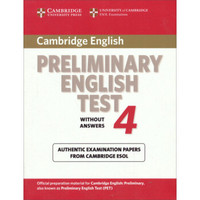 Cambridge Preliminary English Test 4 Student's Book[剑桥初级英语考试教程]