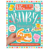 小动物 小手大贴纸Big Stickers for Little Hands Baby Anim