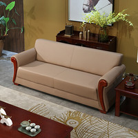 中伟 ZHONGWEI 办公沙发接待沙发商务沙发现代简约沙发组合三人位