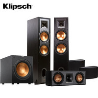 杰士 Klipsch R-28F+R-52C+R-14S+R-12SW 音响 音箱 高保真5.1家庭影院套装（黑色）