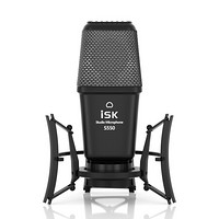 iSK S550   电容麦克风 两种供电设计 全民K歌快手抖音手机电脑声卡套装喊麦主播直播设备