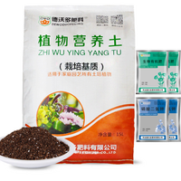 DEWODUOFEILIAO德沃多 营养土15L通用型 有机营养土花土多肉土种植土壤泥炭土发财树绿萝种菜园艺土肥料