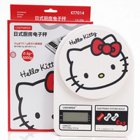 CHEFMADE 学厨 烘焙家用厨房秤电子称 HELLO KITTY正版授权 凯蒂猫图案精准0.1g-3kg日式称重食物称 电池款 KT7014