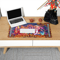 BUBM 鼠标垫小号国潮风办公桌垫笔记本电脑垫学生书写桌面垫电竞游戏垫键盘垫 XJZD-C 小号