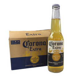 科罗娜（Corona）墨西哥风味拉格啤酒 国产特级啤酒 330ml*4*6瓶 *3件